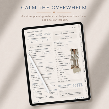 ADHD Digital Planner 2026-2027