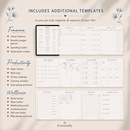 ADHD Digital Planner 2026-2027