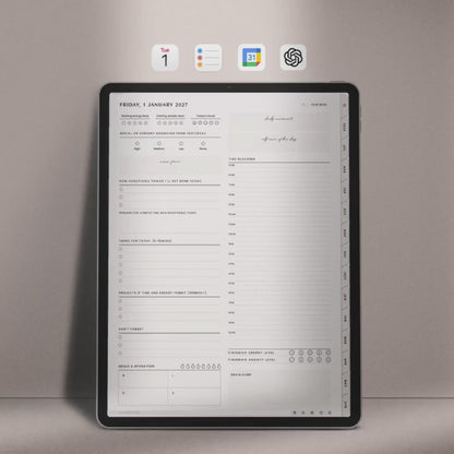 ADHD Digital Planner 2026-2027
