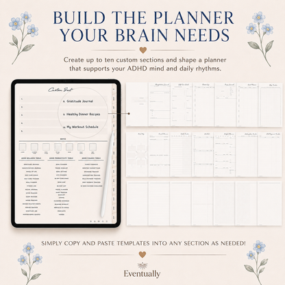 ADHD Digital Planner 2026-2027